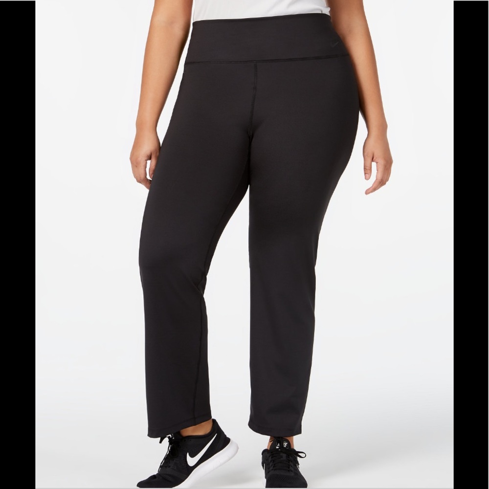 NWT! Nike Plus Size High-Rise Gym pants flare size 1X AV9807-010 - Picture 6 of 12
